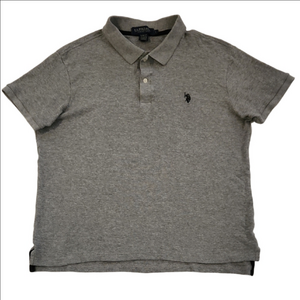 3/$20 U.S. Polo Assn. Heather Gray Polo Shirt